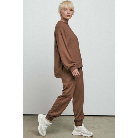 Bare by Charlie Holiday The Jogger in Brown NWT Size XS - Picture 3 of 9